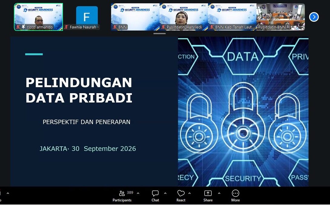 BNN TINGKATKAN KESADARAN KEAMANAN SIBER MELALUI SOSIALISASI SECURITY AWARNESS 2026